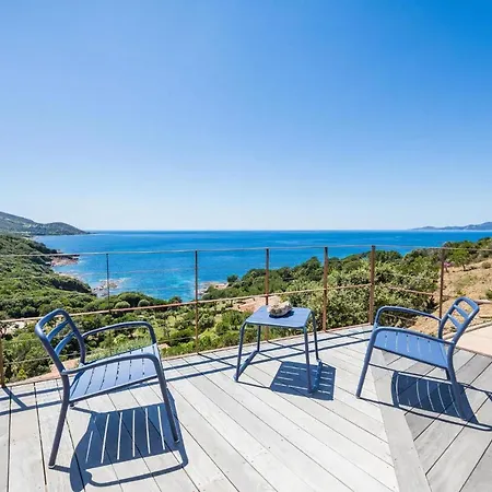 빌라 Superbe Villa De Luxe Avec Piscine Privee Et Vue Magnifique Mer, Proche Ajaccio