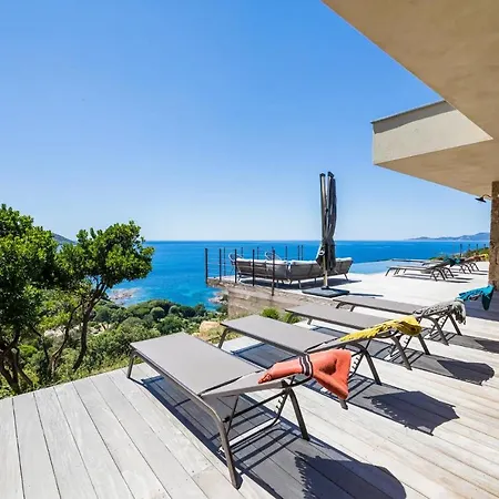 빌라 Superbe Villa De Luxe Avec Piscine Privee Et Vue Magnifique Mer, Proche Ajaccio 칼카토지오