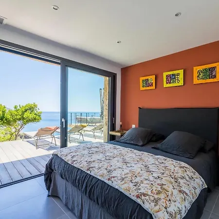 Superbe Villa De Luxe Avec Piscine Privee Et Vue Magnifique Mer, Proche Ajaccio 빌라